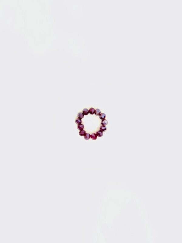 Maroon berry ring